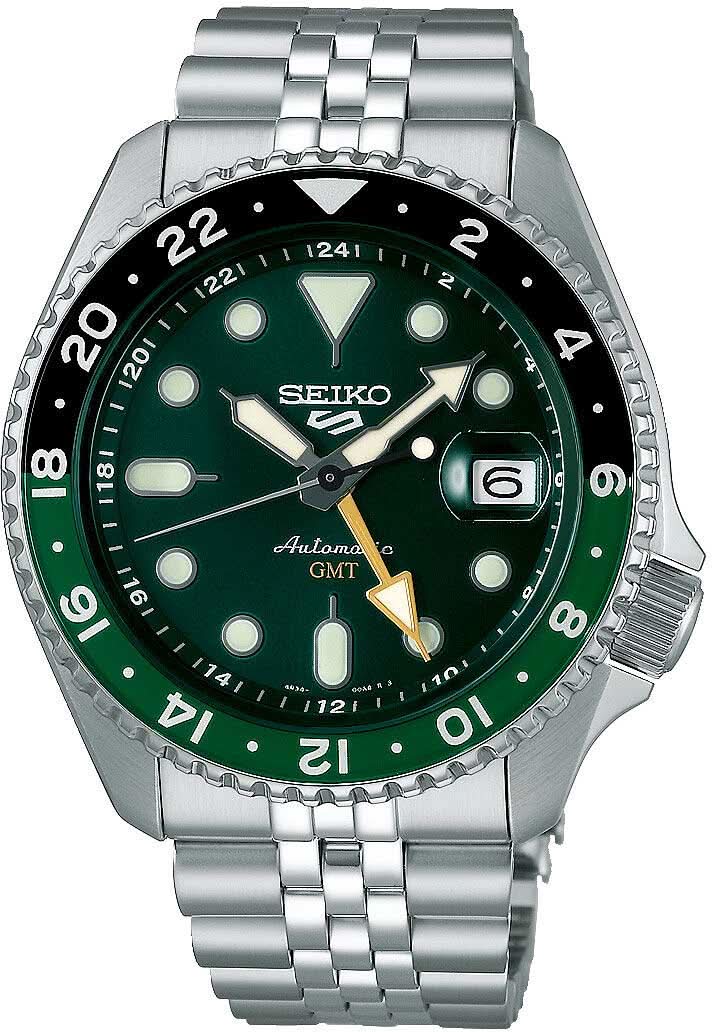 Seiko 5 Sports SSK035K1 Men's Watch • Automatic GMT • 10 bar