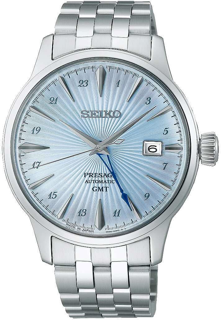 Seiko Presage SSK037J1 Men's Watch • Cocktail Time GMT • Automatic