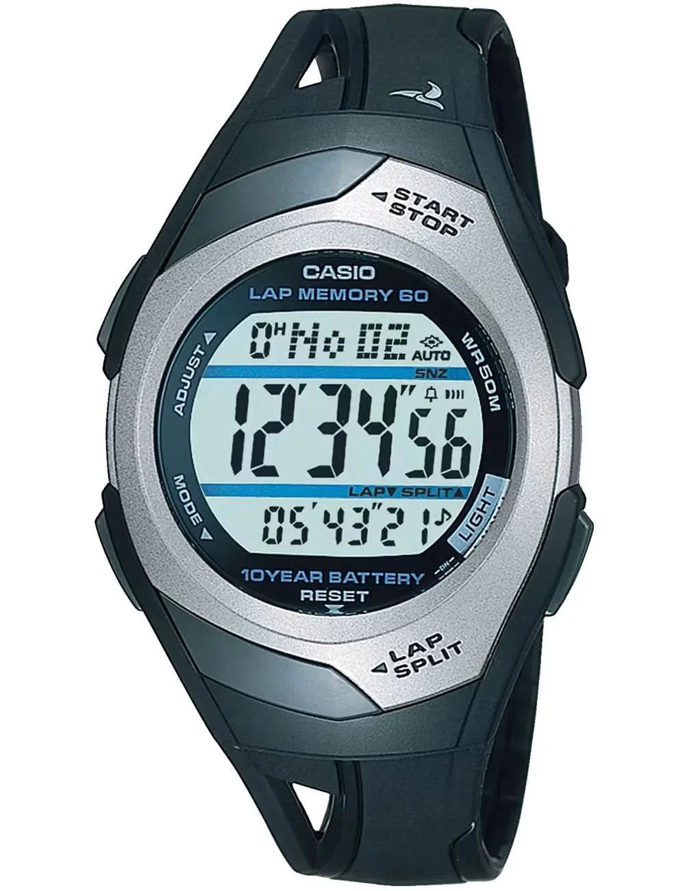 Casio Sports STR-300C-1VEF Women's Watch • 60-Lap Memory • 10-Year Battery