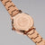 Holzkern Sunglister Damenarmbanduhr Roségold • Perlmutt-Zifferblatt • Mineralglas, Bild 5
