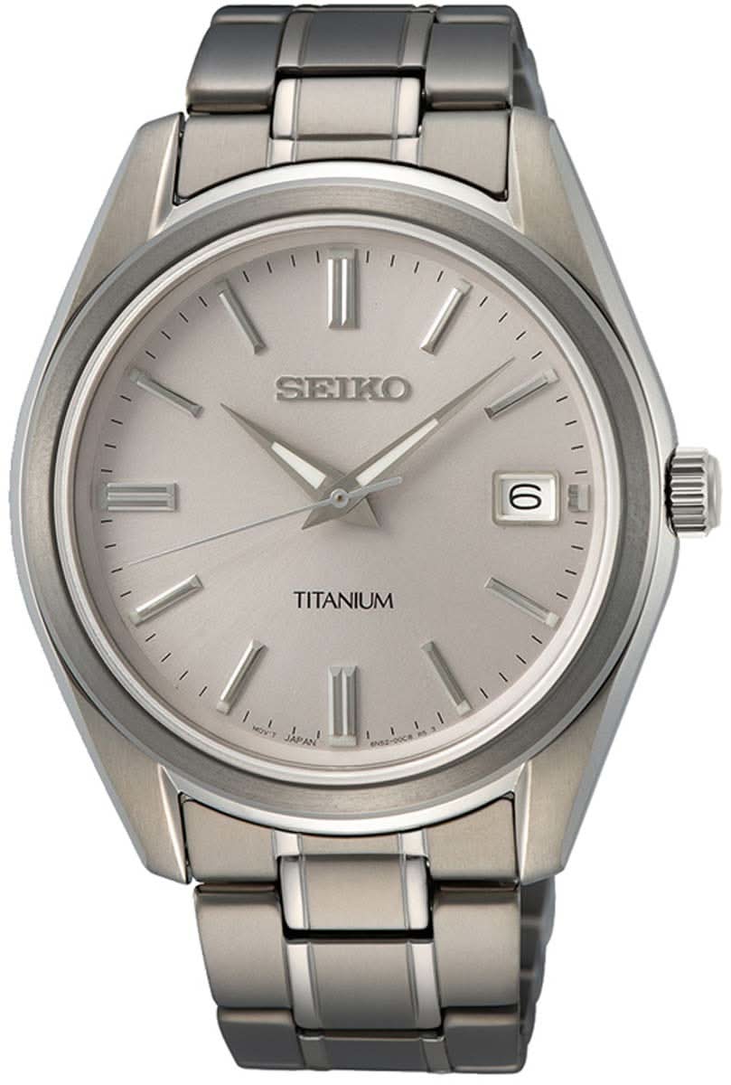 Seiko Conceptual SUR369P1 Men's Watch • Titanium Case • Sapphire Crystal