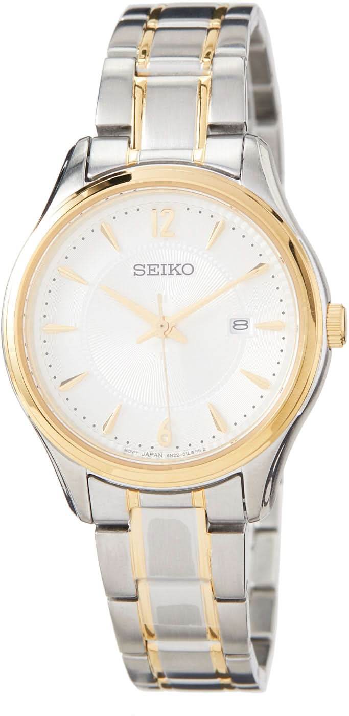 Seiko SUR474P1 Women's Watch • Bicolor Design • Sapphire Crystal