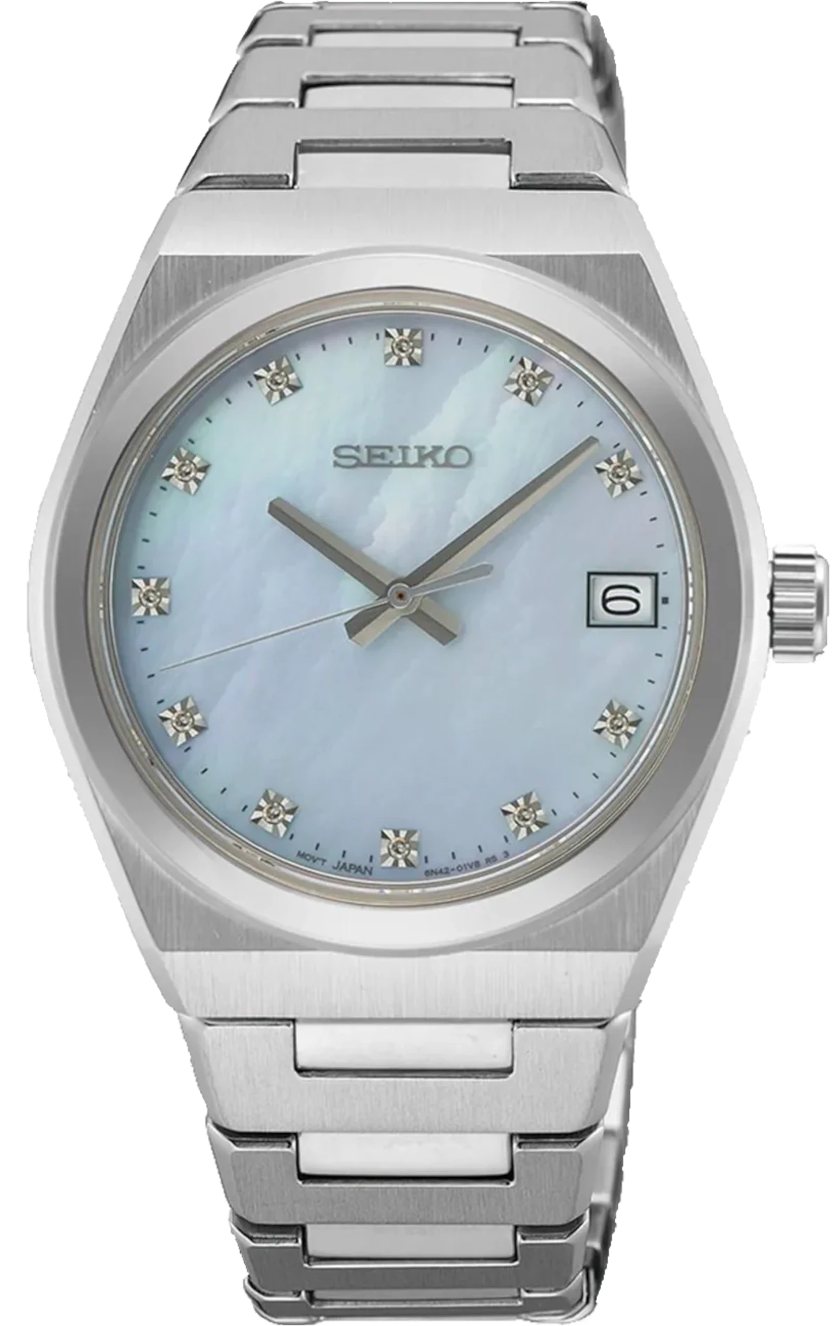 Seiko Conceptual SUR603P1 Women's Watch • Blue Mother-of-Pearl Dial • Sapphire Crystal
