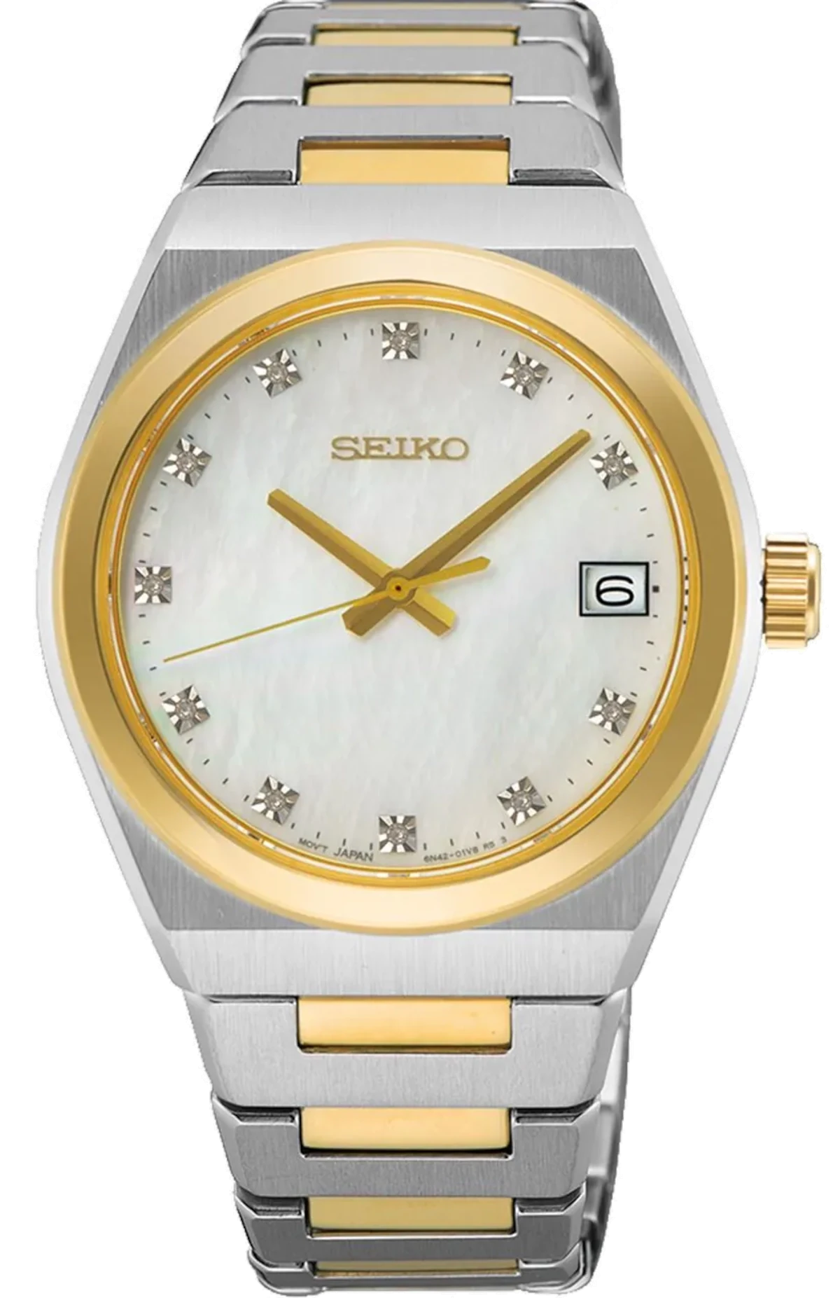 Seiko Conceptual SUR604P1 Women's Watch • Japanese Quartz Movement • Bicolor