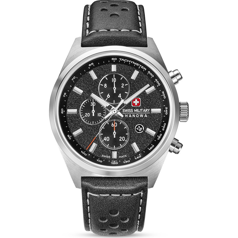Swiss Military Hanowa Land SMWGC0007804 Herren Armbanduhr Schwarz • Chronograph • 10 ATM Wasserdicht