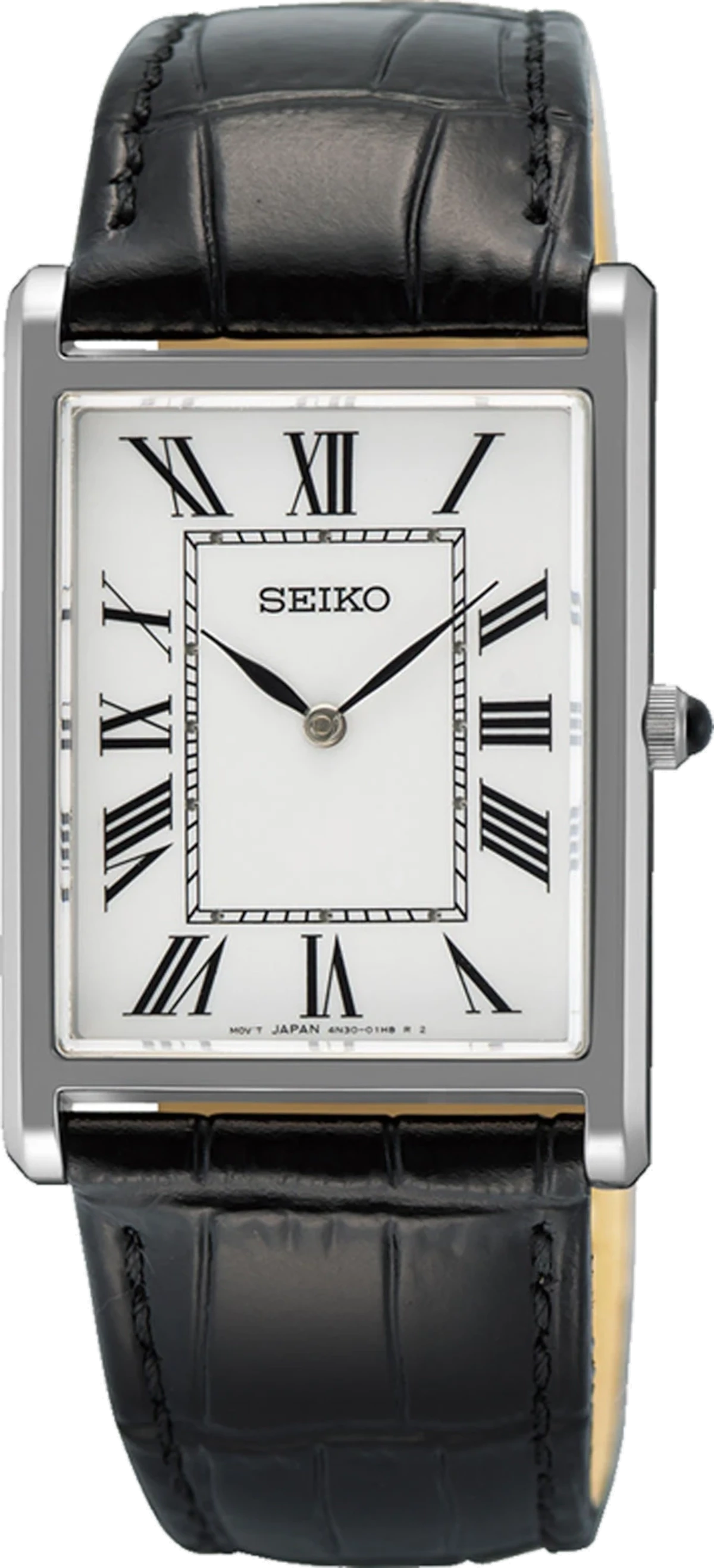 Seiko Conceptual SWR103P1 Men's Watch • Square Design • Sapphire Crystal