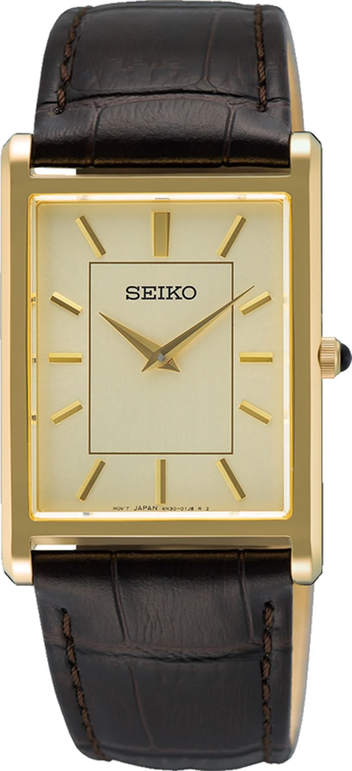 Seiko Conceptual SWR106P1 Women's Watch • Elegant Gold Design • Japanese Quartz Movement