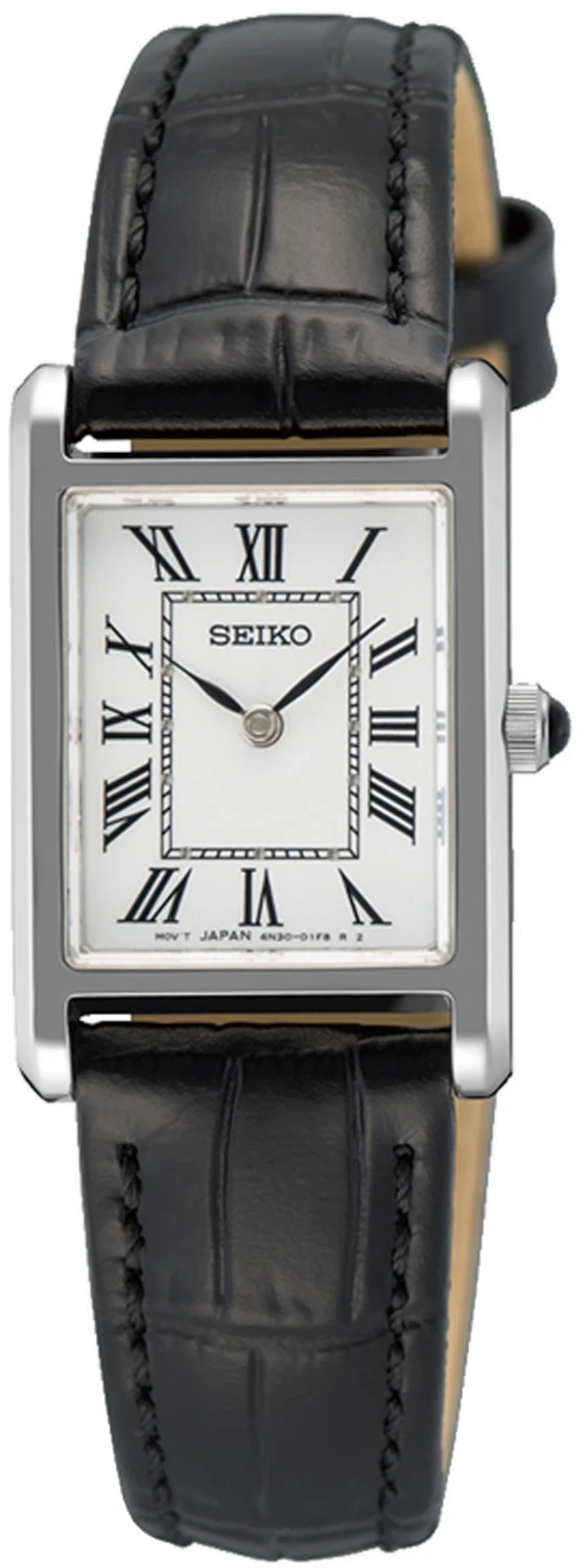 Seiko Conceptual SWR107P1 Women's Watch • Elegant Tank Design • Scratch-Resistant Sapphire Crystal