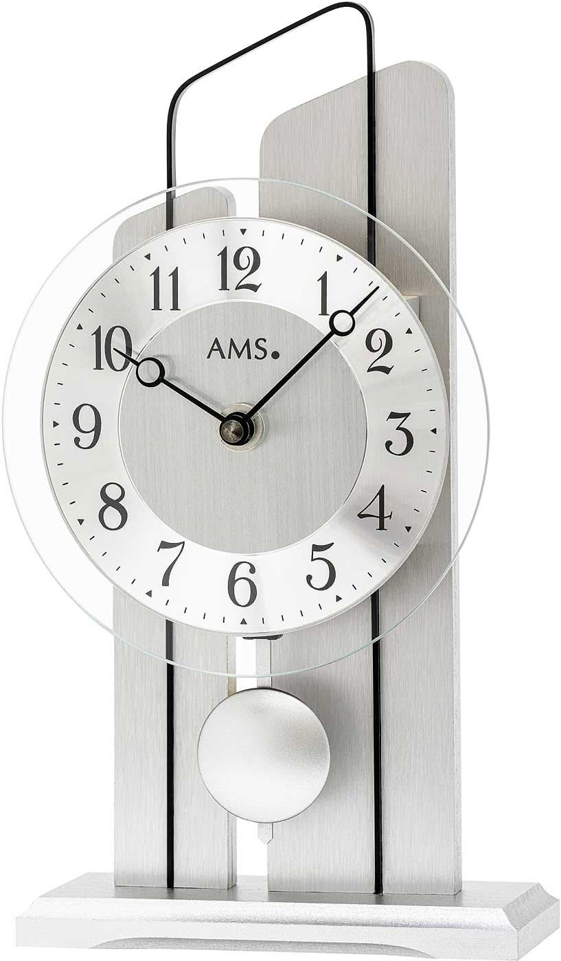 AMS Table Clock 25x14x6 cm Wood • Modern • Quartz Movement