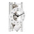 Hermle Table Clock 19.5x11x9 cm Aluminum • Mechanical Skeleton Movement • Puristic Design