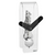 Hermle Table Clock 23x7x8 cm Acrylic • Modern Design • Precise Quartz Movement