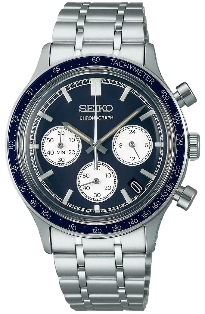 Seiko Conceptual SSB477P1 Men's Watch • Precise Chronograph • 10 bar