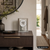 AMS Biel F5190 Table Clock Silver • Radio-Controlled Movement with Pendulum • Mineral Glass