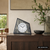 AMS F5177 Table Clock Natural Tree Leaf • Radio-Controlled Movement • Swarovski Glass Crystals