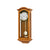 AMS Regulator-Wanduhr im Holzgehäuse mit großem Zifferblatt und rundem Pendel