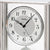 AMS Quartz Pendulum Table Clock F5190Q Silver • Quartz Pendulum Movement • Metal Case with Mineral Glass