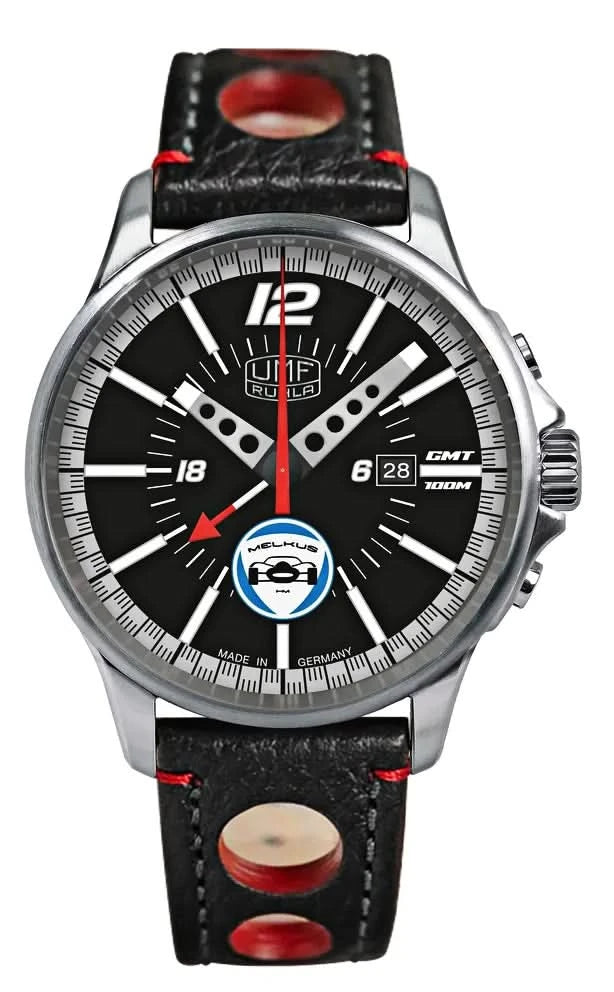 UMF Ruhla Melkus GMT 1848-1 Men's Watch • Made in Germany • Sapphire Crystal