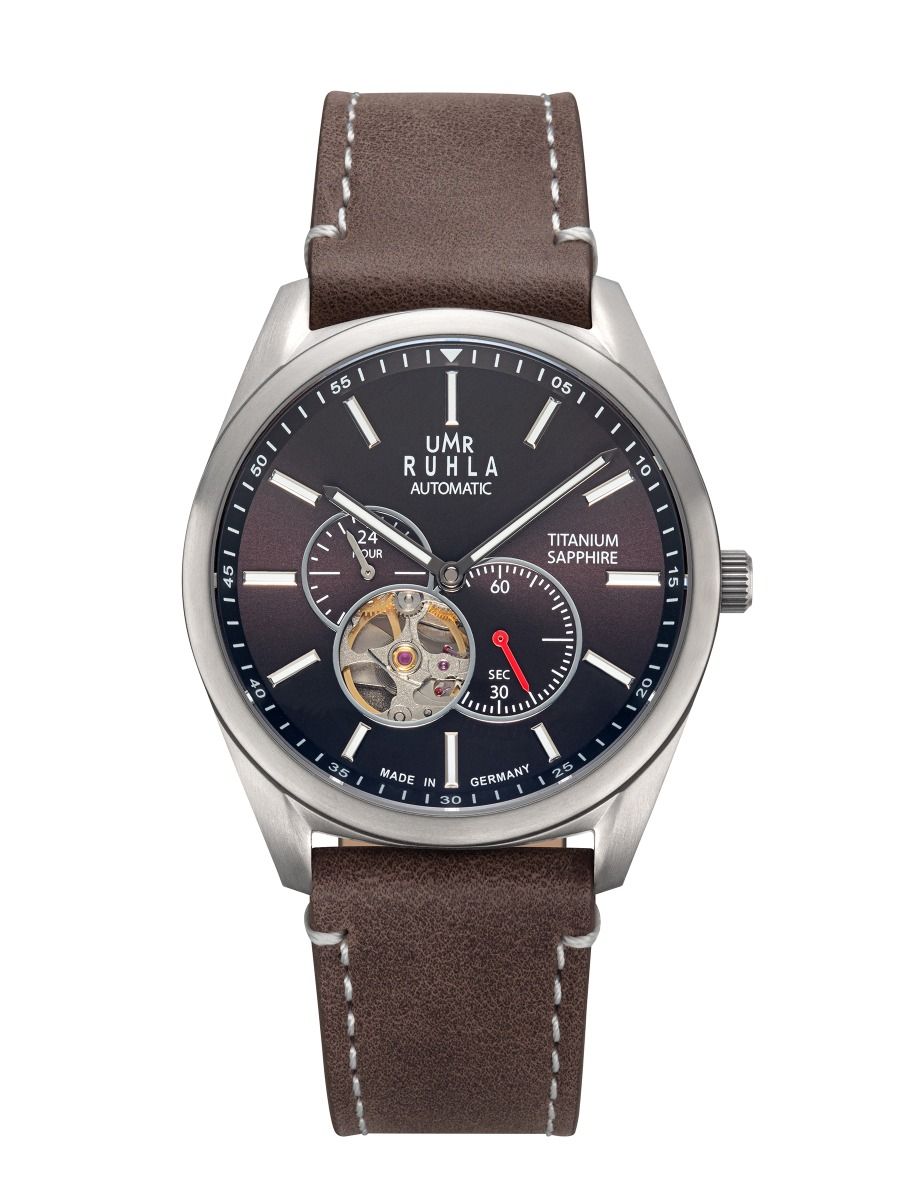 UMR Ruhla RUHLA-Automatic RAU80302 Herren • Miyota 82S7 Automatikwerk • Saphirglas & Glasboden