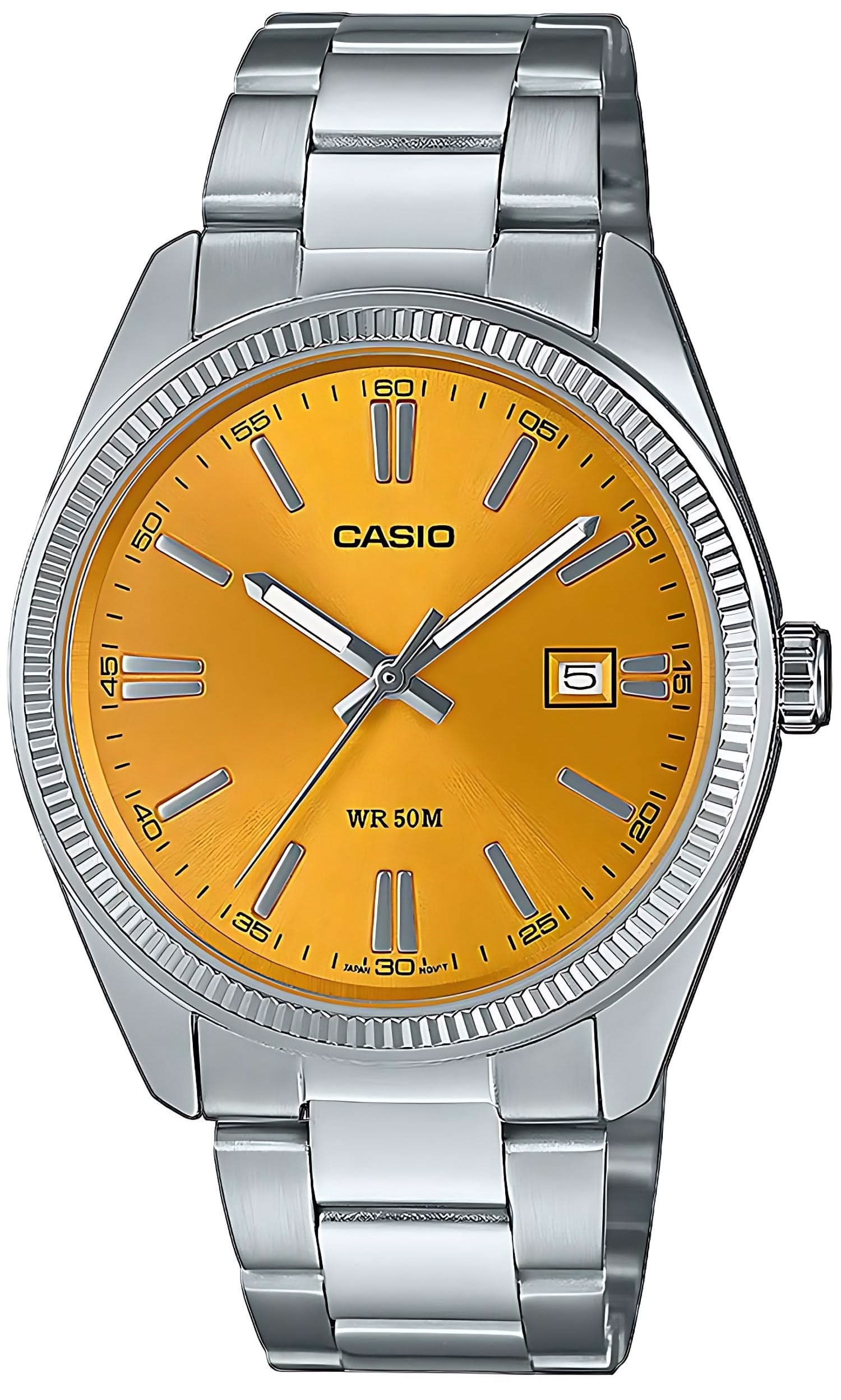 Casio MTP-1302PD-9AVEF Men's Watch • Iconic Design • Yellow
