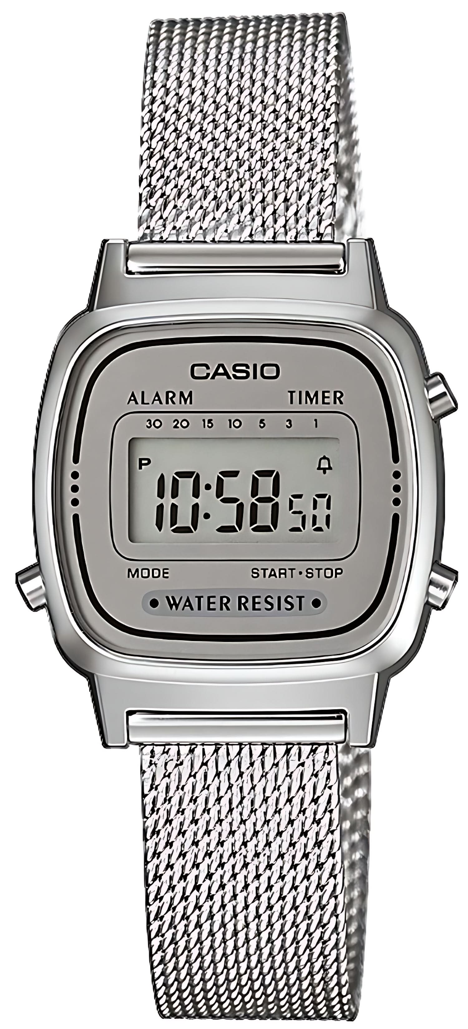 Casio Vintage LA670WEM-7EF Women's Watch • Iconic Retro Design • Practical Stopwatch