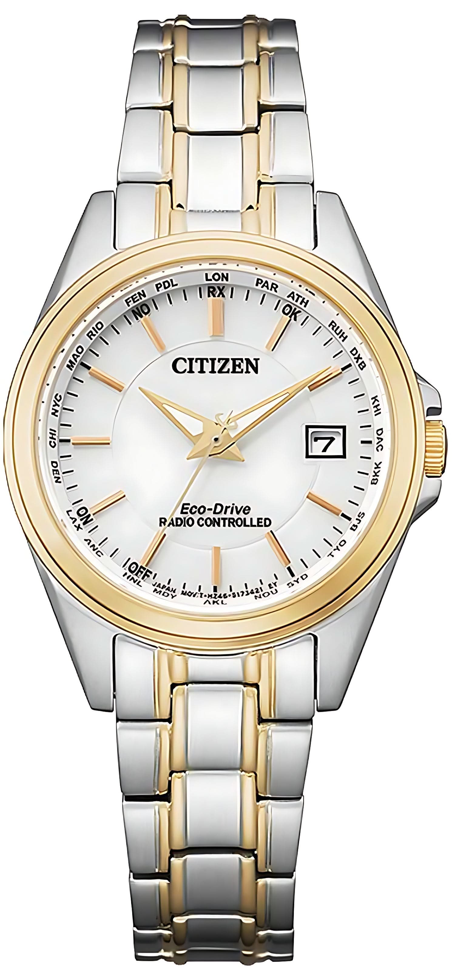 Citizen Radio-Controlled EC1186-85A Women's Watch • Eco-Drive • Sapphire Glass