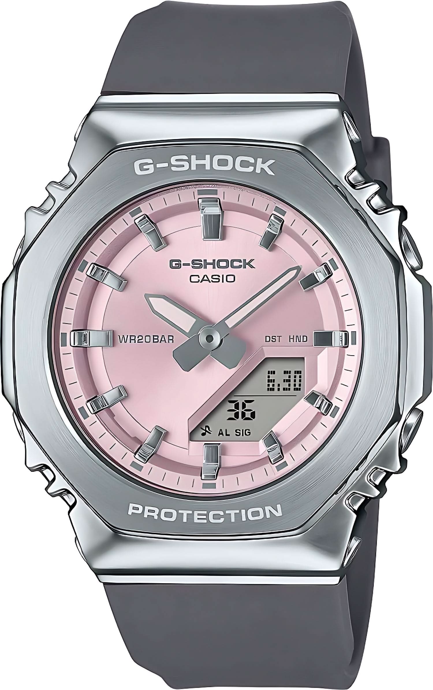 Casio G-Shock GM-S2110-4AER Women's Watch • Elegant Metal Cover • Shockproof