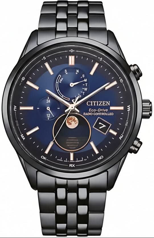 Citizen BY1035-56L Men's Watch • Radio-Controlled Moon Phase • Eco-Drive