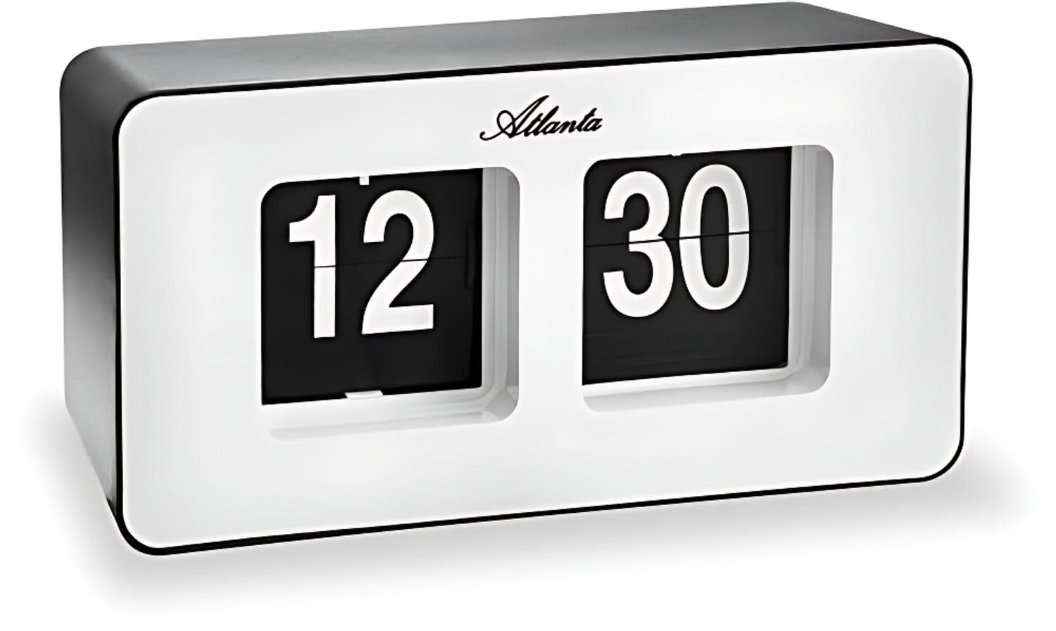 Atlanta Desk Clock 9x18x7 cm Plastic • Retro Flip Display • Quartz Movement