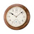 Seiko Wall Clock 30x30x4.7 cm Wood • Silent Quartz Movement • Real Wood Casing