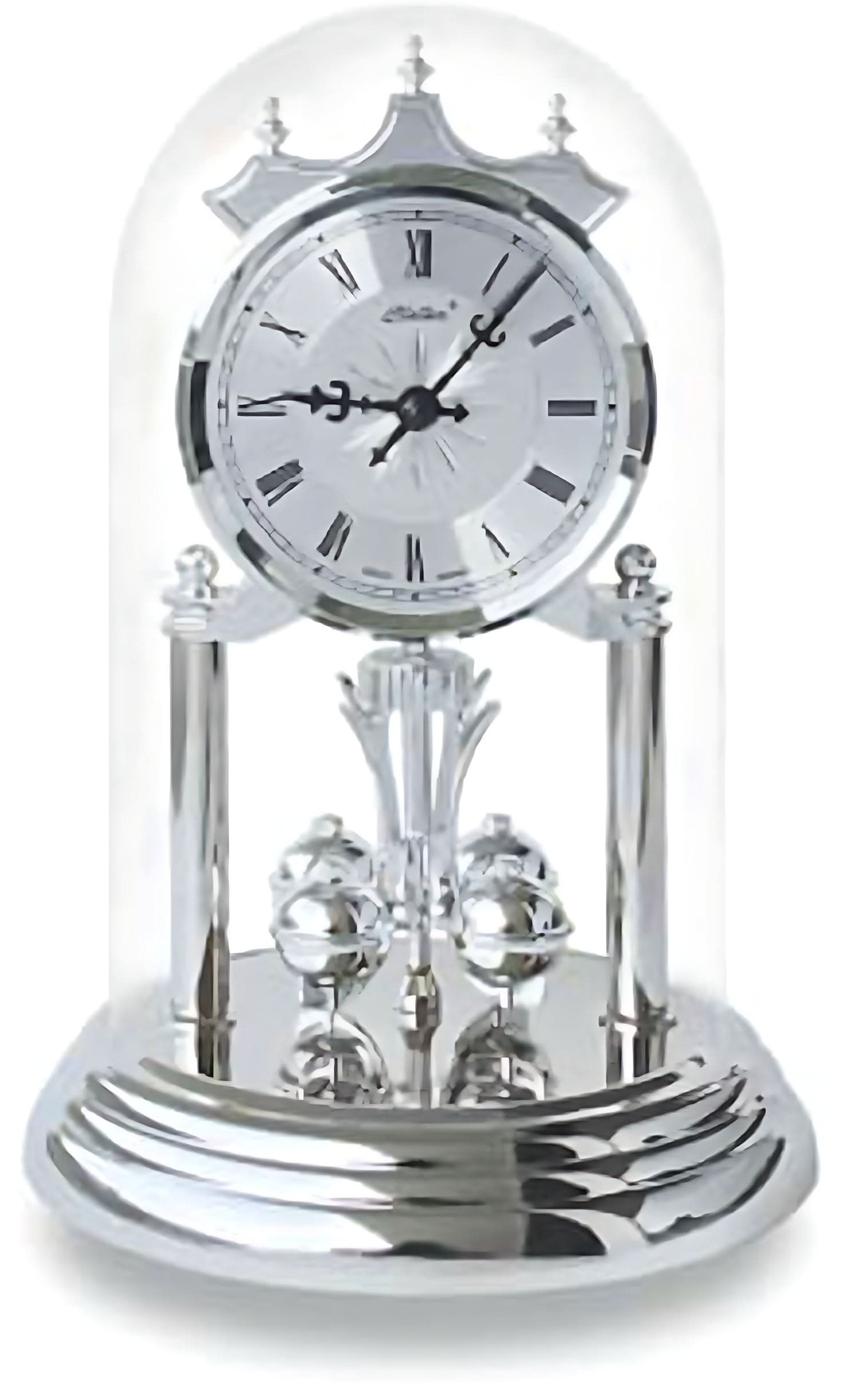 Haller Desk Clock 23x15 cm Metal • Elegant Design • Westminster Chime