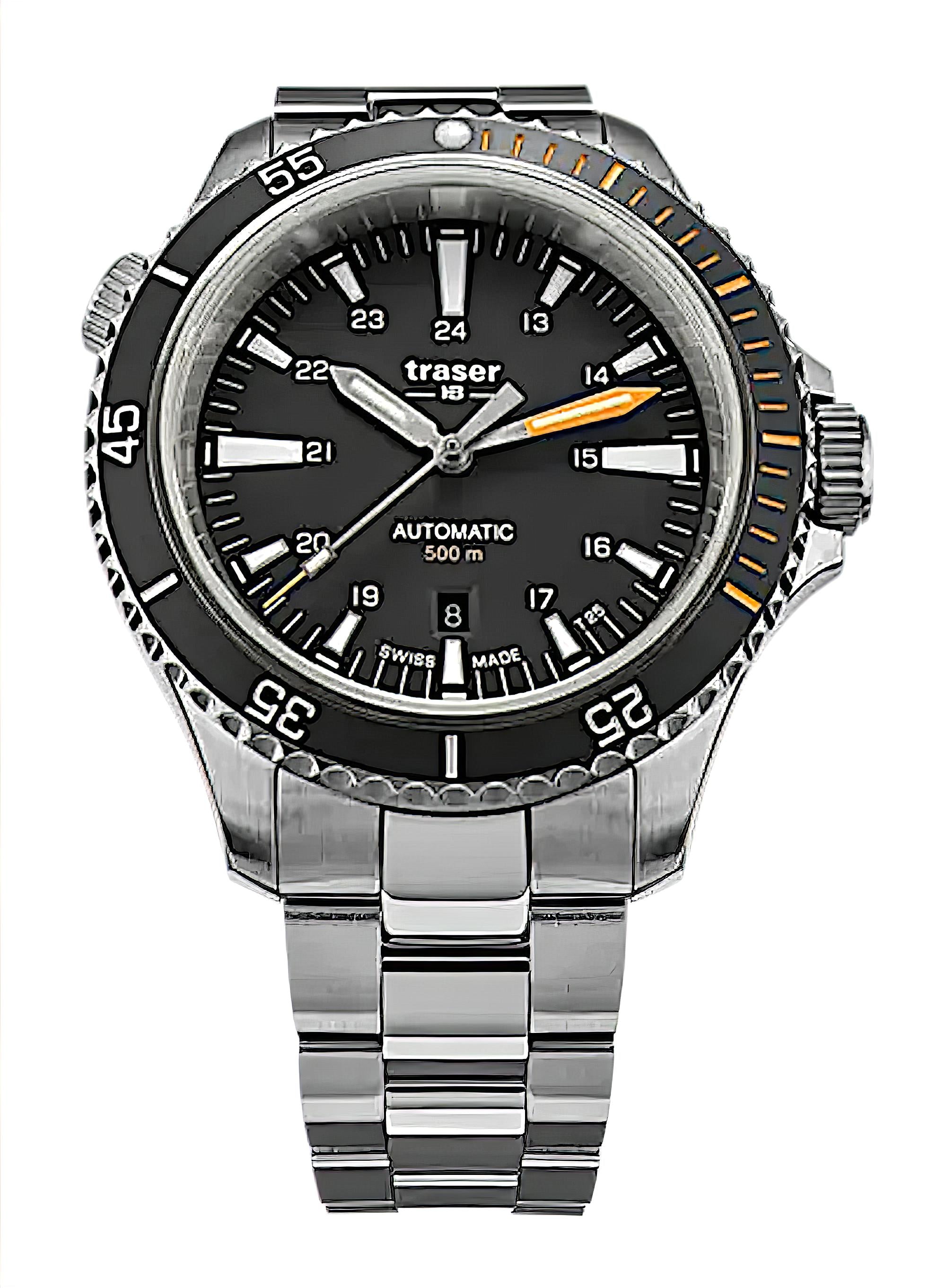Traser P67 Diver Automatic 110321 Men's Watch • Trigalight • 50 bar