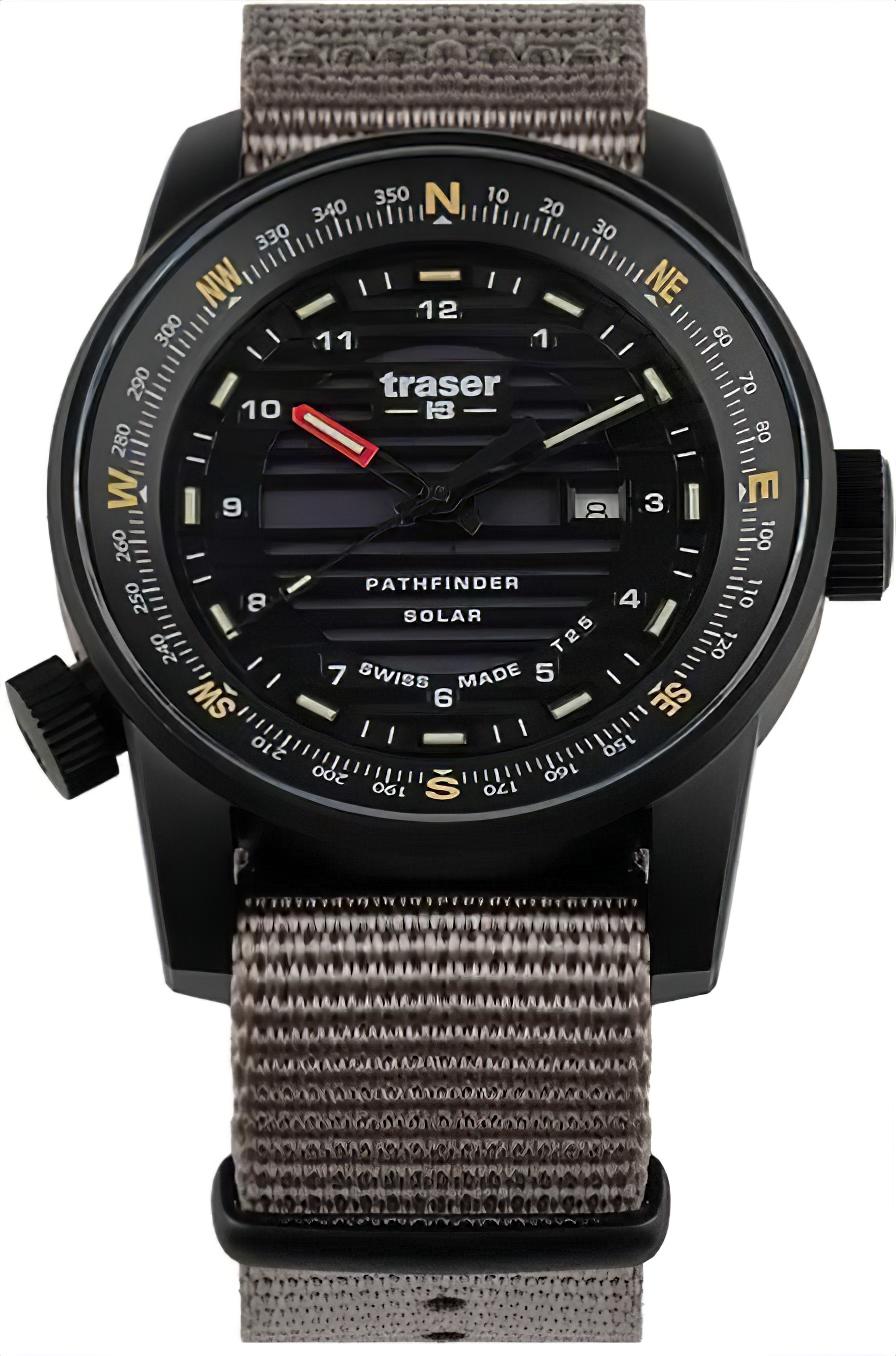 Traser P68 Pathfinder 111400 Men's Watch • Trigalight H3 • Swiss Made
