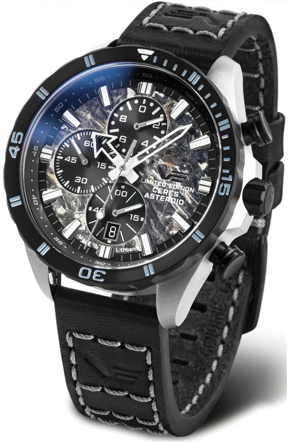 Vostok Europe Ceres Asteroid 6S10-320E693 Men's Watch • Genuine Marble Dial • 20 ATM