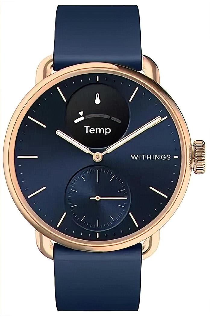 Withings ScanWatch WITHINGS-SCANWATCH Hybrid Smartwatch • ECG & SpO2 Sensor • Sapphire Glass