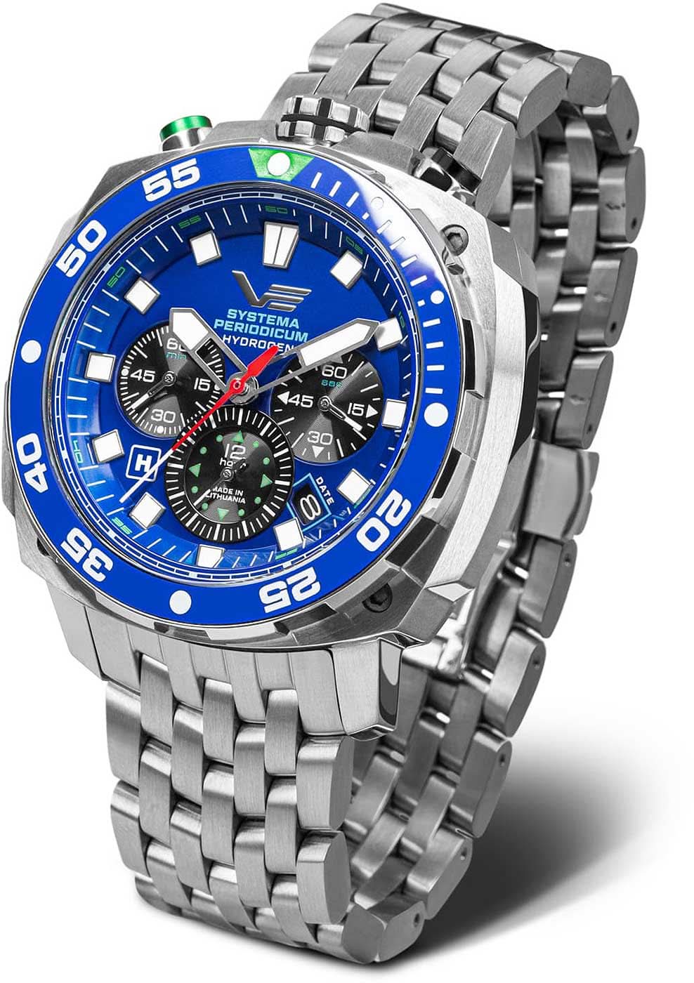 Vostok Europe Systema Periodicum VK67-650A720B Men's Watch • Bullhead Design • 20 ATM
