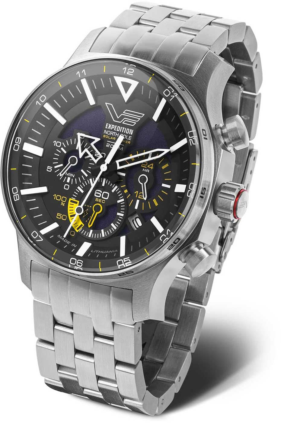 Vostok Europe Expedition North Pole-1 VR42-595A732B Men's Watch • Solar Chronograph • 20 ATM