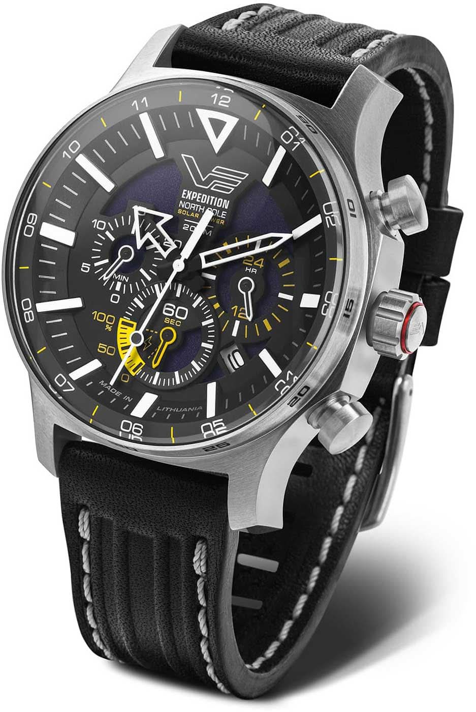 Vostok Europe Expedition North Pole-1 VR42-595A732 Men's Watch • Solar-Powered • K1 Safety Glass