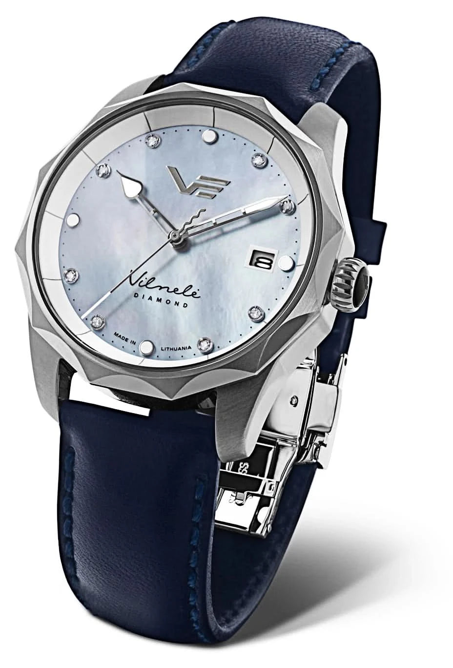 Vostok Europe Vilnele VS42-125A755 Women's Watch • Solar-Powered • Mother-of-Pearl Dial