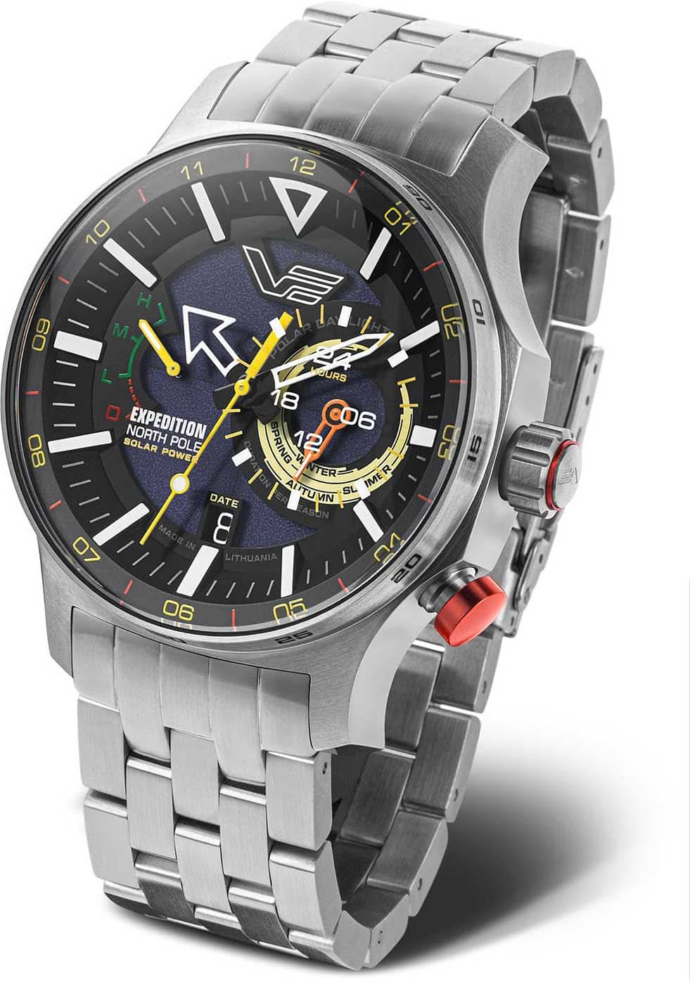 Vostok Europe Expedition North Pole VS57-595A735B Men's Watch • Solar-Powered • 20 ATM