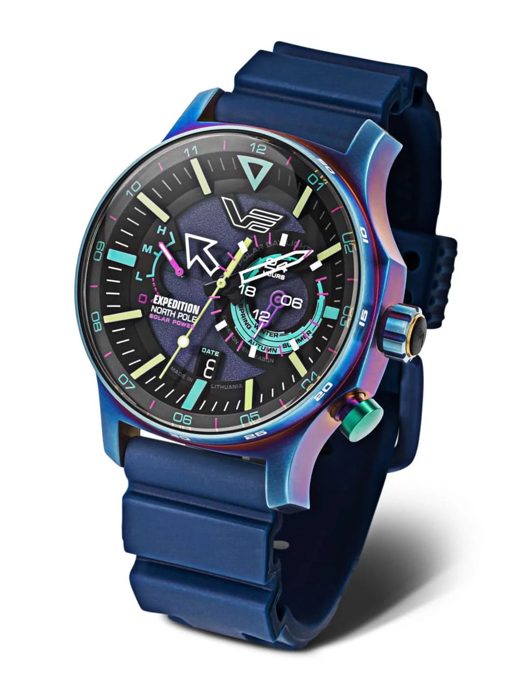 Vostok Europe Expedition VS57-595D737 Men's Watch • Solar • Rainbow