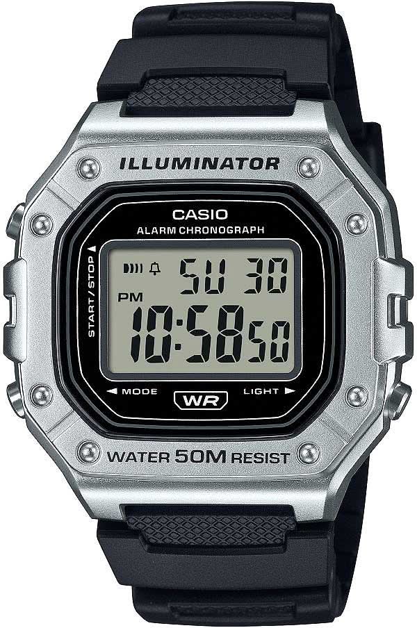 Casio Collection W-218HM-7AVEF Men's Watch • 7-Year Battery • LED Light