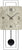 AMS Wall Clock 50x23x5 cm Wood and Metal • Quartz Movement • Modern Design
