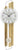 AMS Wall Clock 66x23x7 cm Wood, Glass • Modern • Quartz Movement