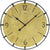 AMS Wall Clock 40x40x3 cm Wood • Precise Quartz Movement • Stylish Metal Frame