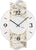 AMS Wall Clock 39x27x6 cm Wood • Modern Design • Precise Quartz Movement