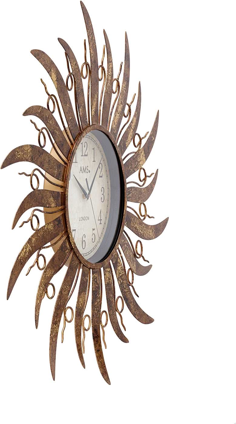 AMS Wall Clock 70 cm Ø Metal • Weatherproof • Arabic Numerals