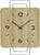 AMS Wall Clock 42x30x5 cm Wood • Quartz Movement • Modern Design