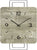 AMS Wall Clock 42x30x5 cm Wood • Modern Design • Precise Quartz Movement