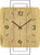AMS Wall Clock 42x23x5 cm Wood • Precise Quartz Movement • Modern Design