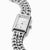 Ladies' watch, white dial, baton indexes, white zirconia stones - Thomas Sabo